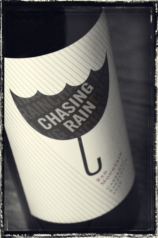 Chasing Rain 2018 Cabernet Sauvignon - Red Mountain Wines - Chasing Rain Wines